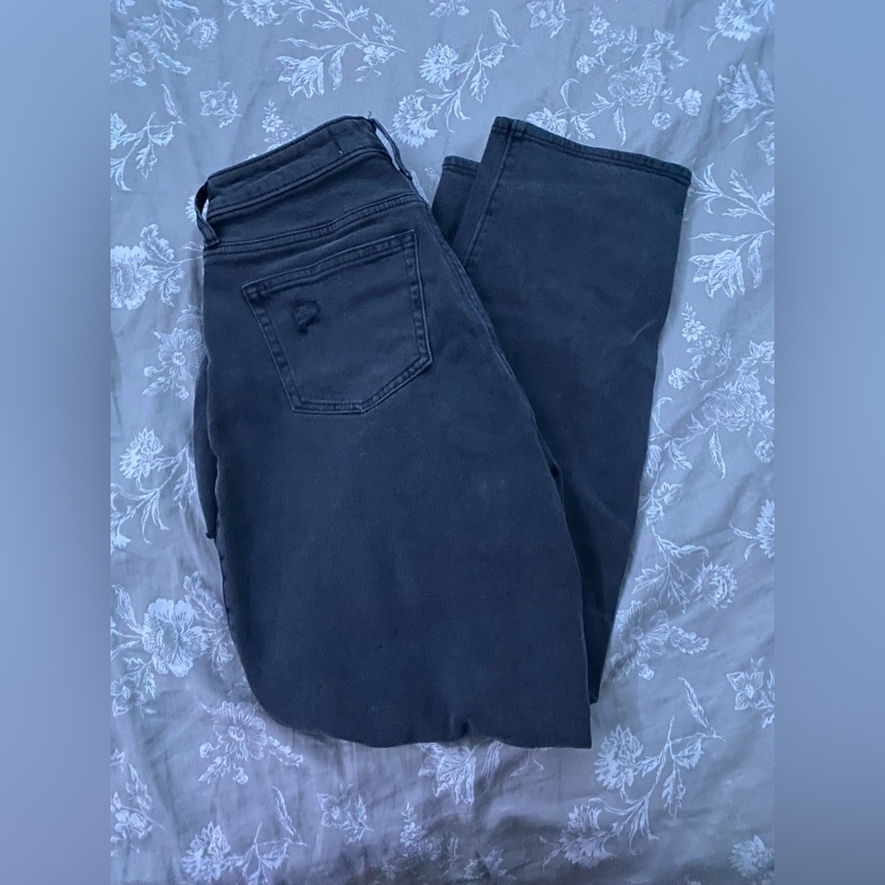 May accept offers - Hollister Black Ripped Straight Leg